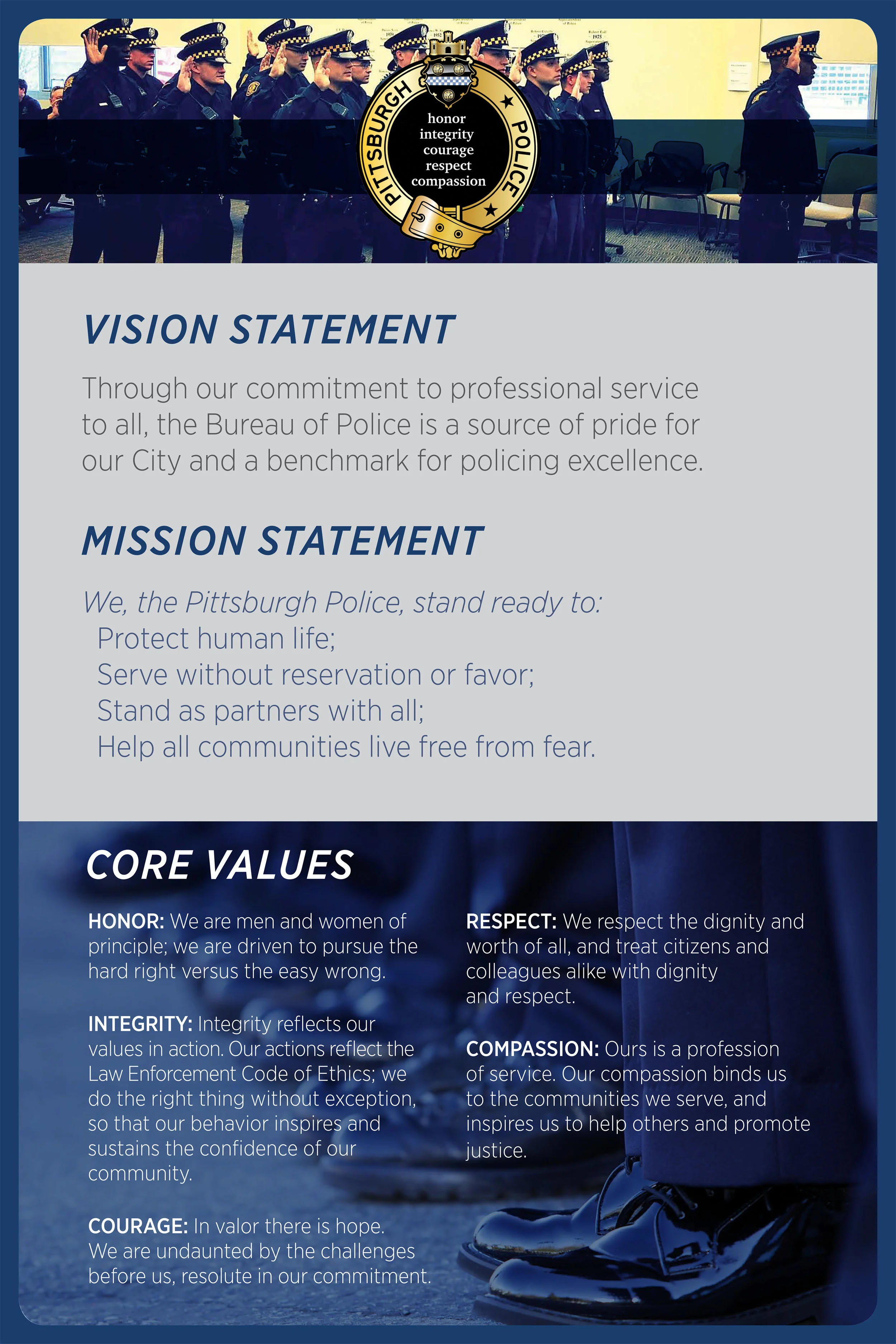 Pittsburgh Police internal graphic