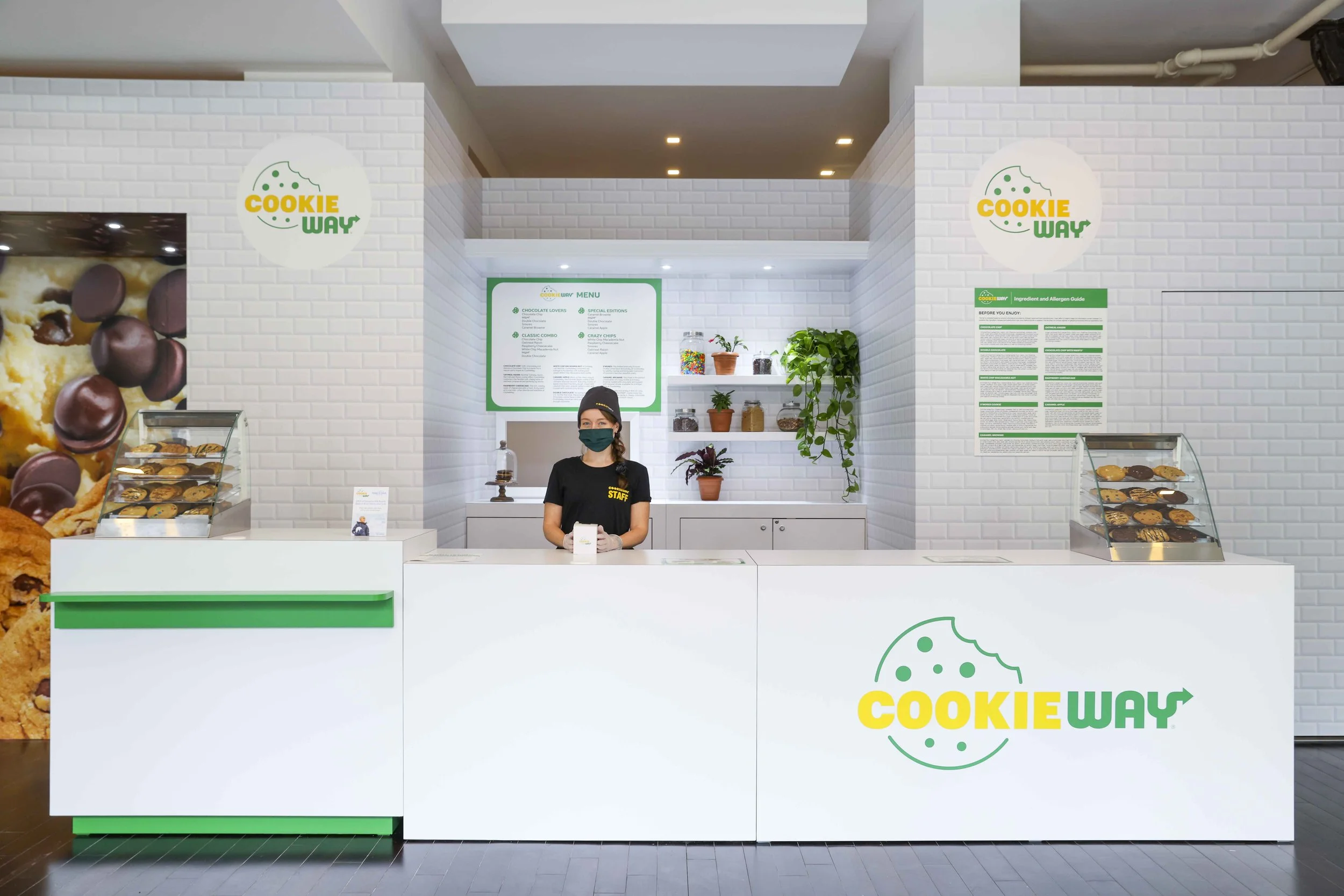 An empty retail space was cloaked in temporary Cookieway branding, inviting customers to sample Subway's latest offerings.