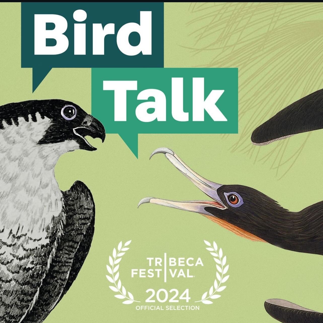 We had so much fun helping our talented pal @porzucki bring Bird Talk to audio life with funny birds @maeveinamerica @aparnapkin @michaelianblack @thelaurenwells &amp; @onel.music.  Can&rsquo;t wait for the @tribecaaudio premiere!🕊️🦅🦜