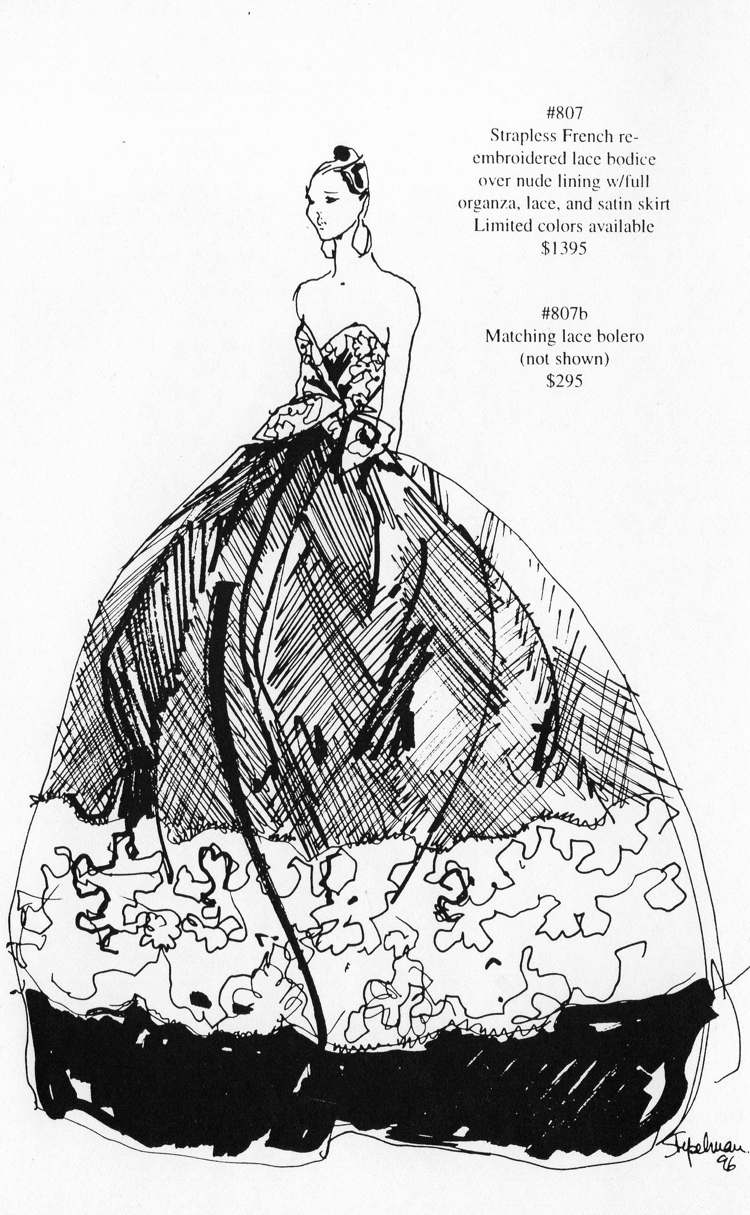 illustration: Steven Stipleman gown: Jamie Pesavento