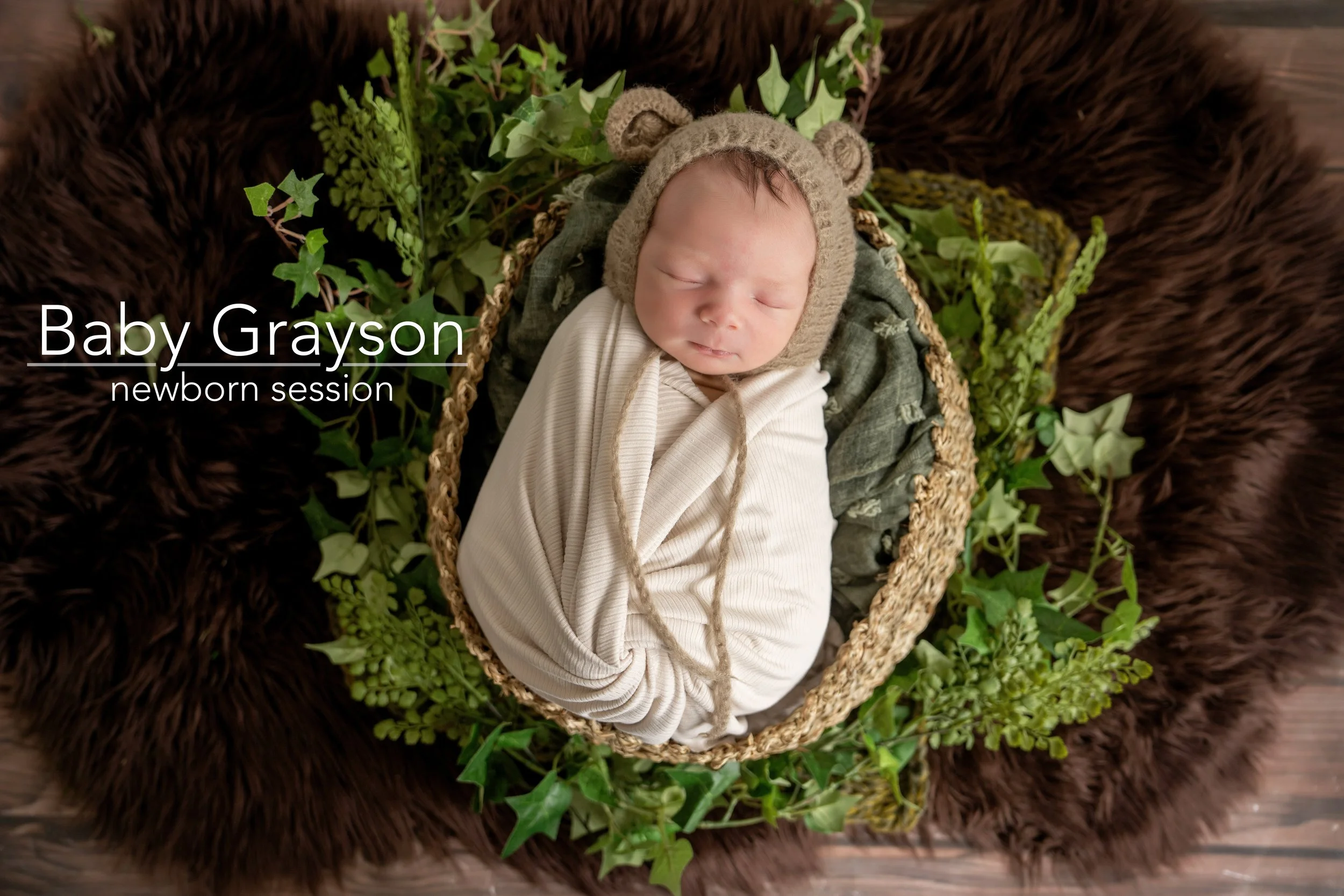 Welcome Baby Grayson: A Special Newborn Session in Our New Available Light Studio