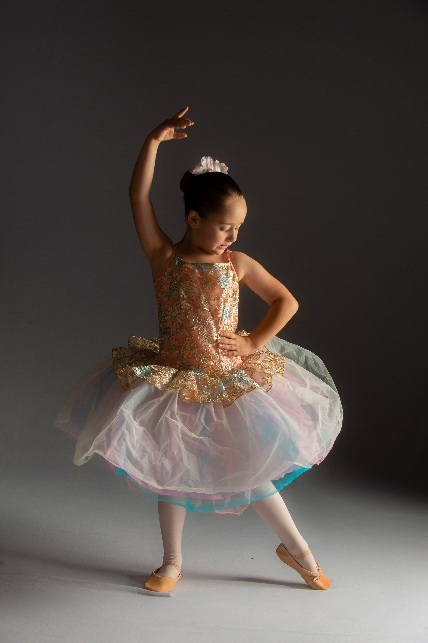 Expressive dancer portrait