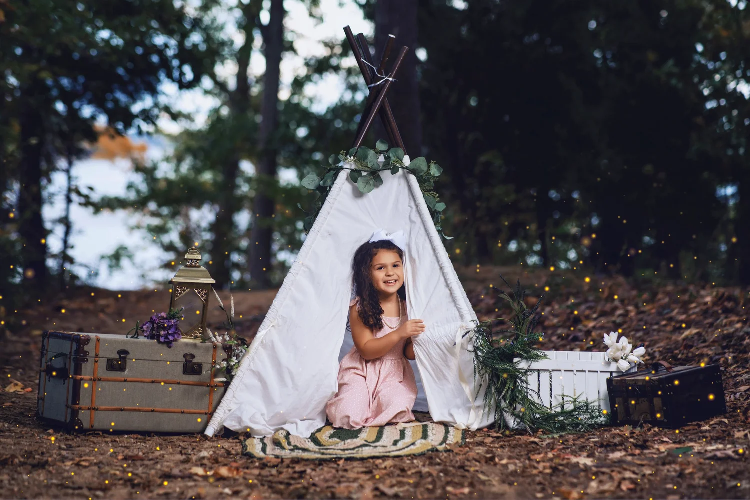Twilight child portrait in Chattanooga by Matt and Shea Photography