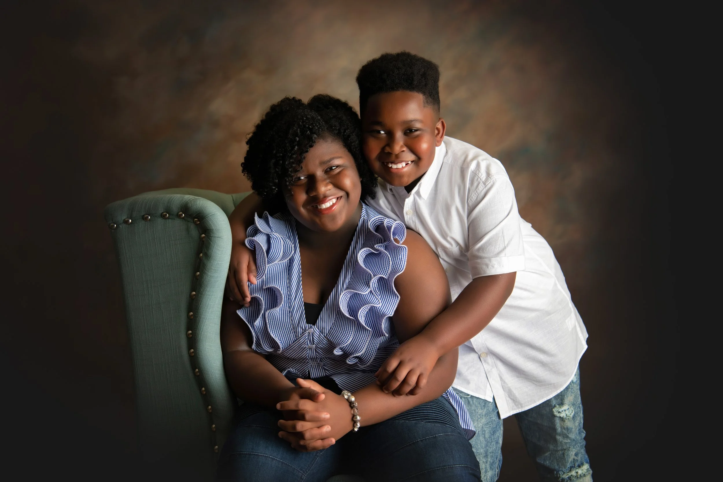 Studio family portrait by Matt and Shea Photography