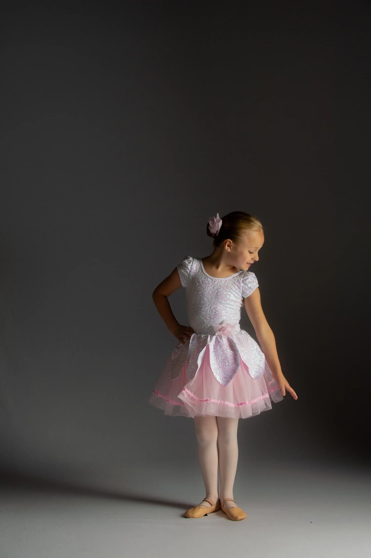 Individual dance studio portrait