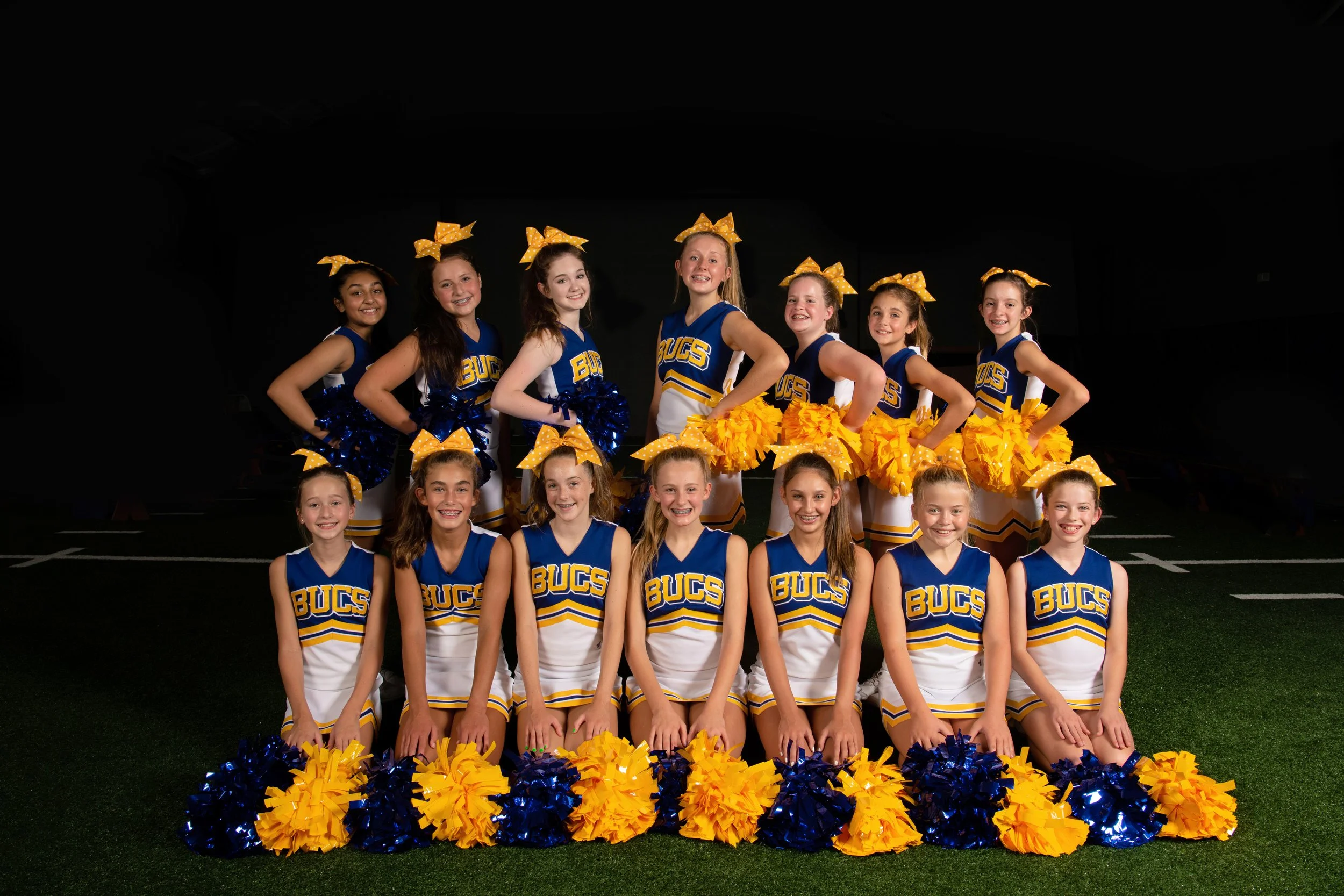 Chattanooga youth cheer team photograph