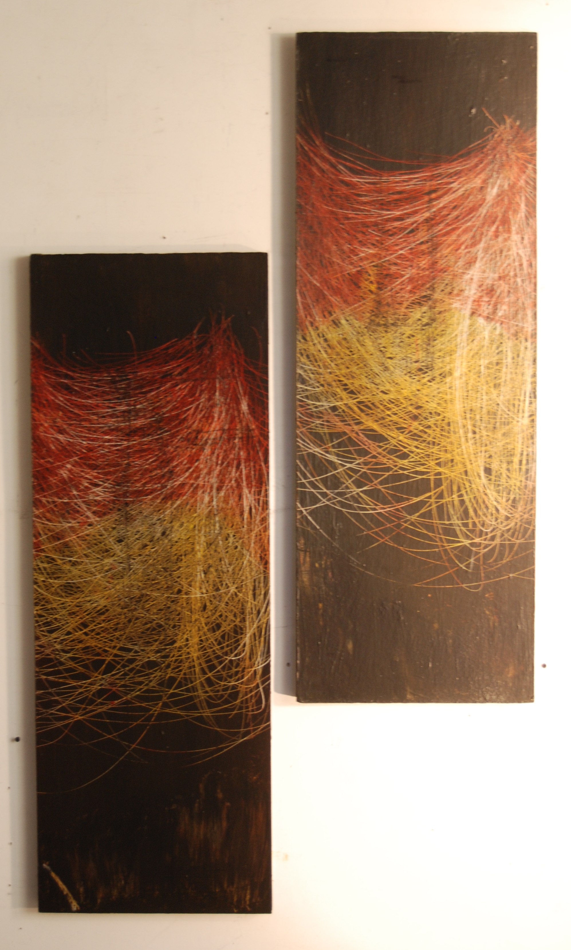 Ava Drapes red and gold