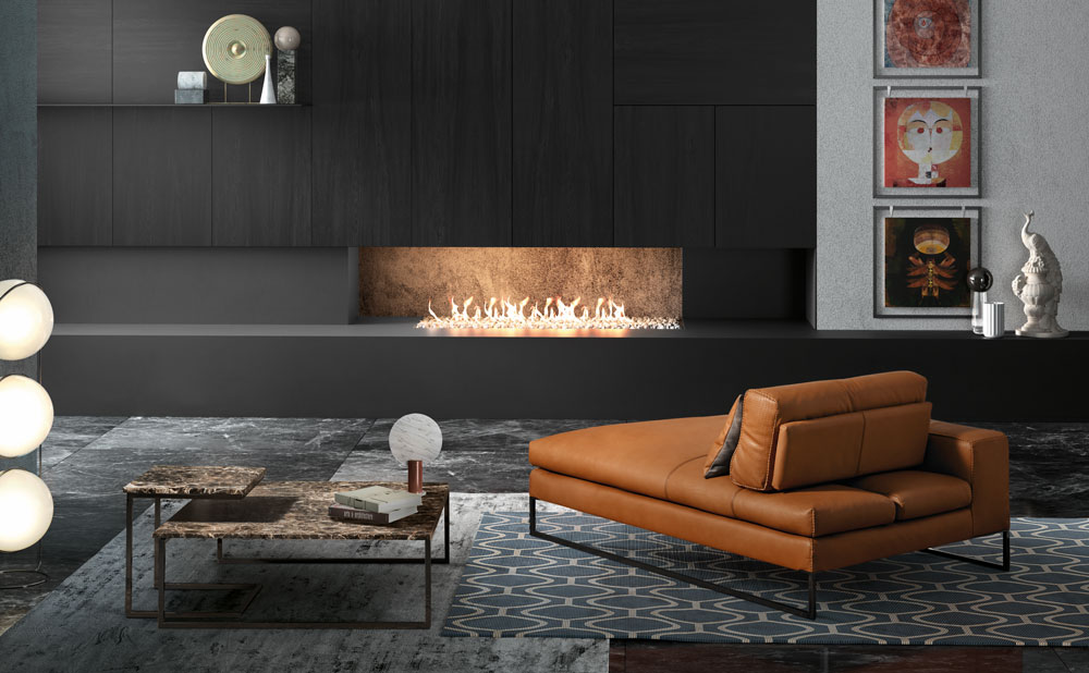 leather theater sofa