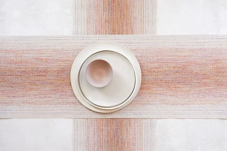 multicolor pink modern Chilewich Ombre table runners and placemats