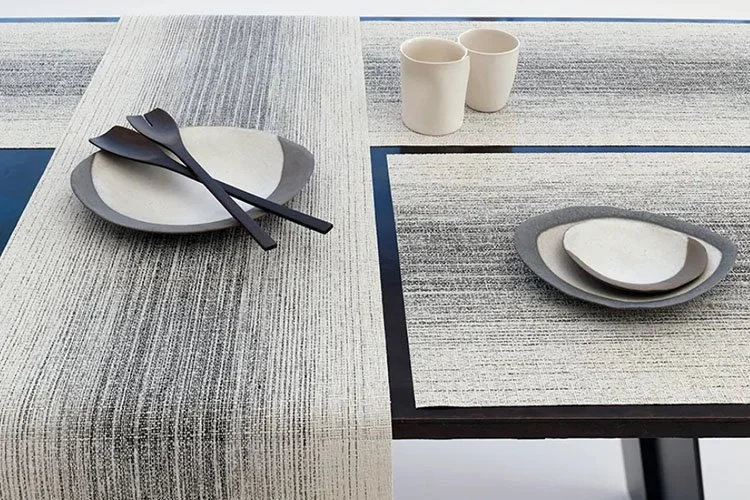 modern Chilewich Ombre table runners and placemats