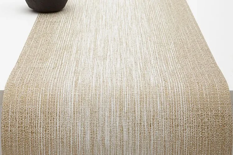 gold modern Chilewich Ombre table runners and placemats