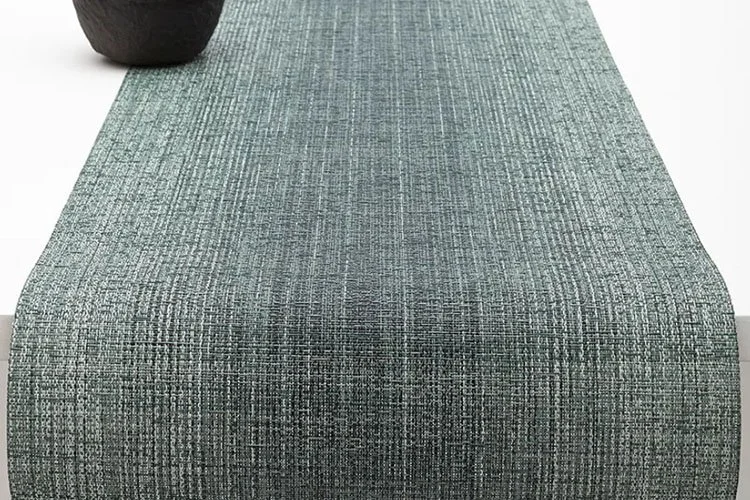 teal modern Chilewich Ombre table runners and placemats
