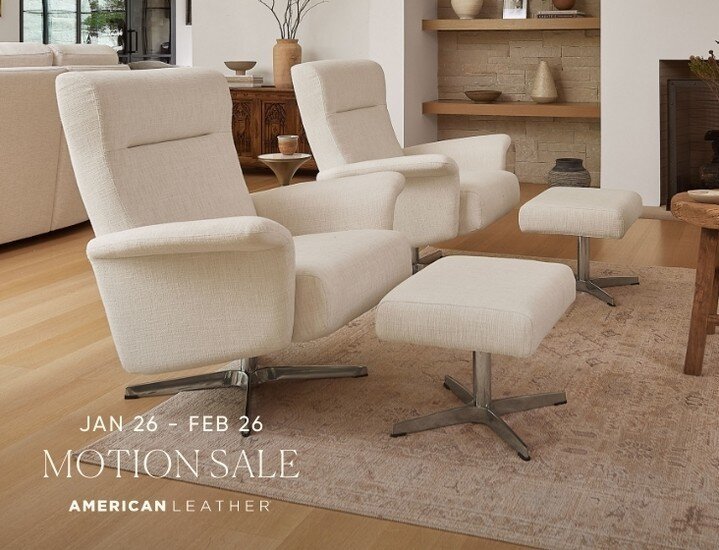 American Leather Motion Sale Starts Today! Save on motion sofas and recliners during this sale event! ⁣
#portlandoregon #EWFModern #portlandfurniture #interiordesign #portlanddesigner #furniturestore #modernorganic #pearldistrict #oregon #sustainable