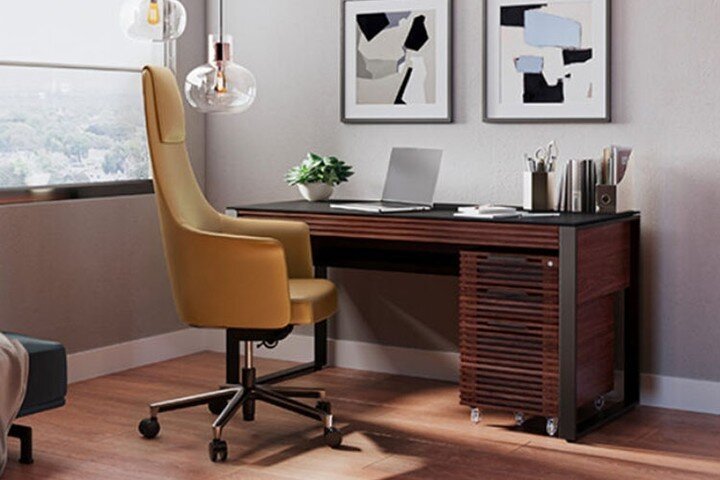 Save 15% during the BDI Office Sale.

This sleek executive office chair cradles you in supple, durable Nappa leather while its tough steel frame has your back. A host of customizable features ensures you're always comfortable and in control.

#portla