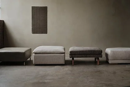 BENCHES, OTTOMANS + POUFS