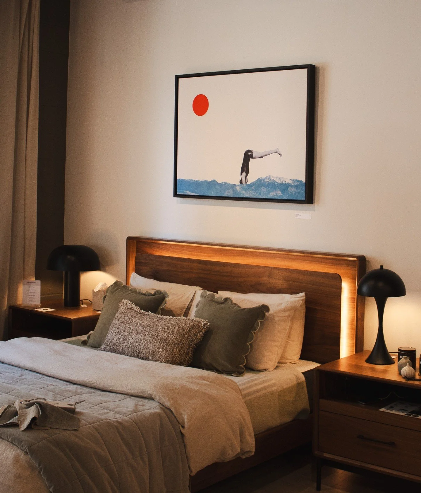 Redefining modern bedroom design, this collection seamlessly blends innovative features with sophisticated style. The bed's adjustable platform and frame accommodate mattresses of virtually any height, offering both flexibility and lasting comfort. E