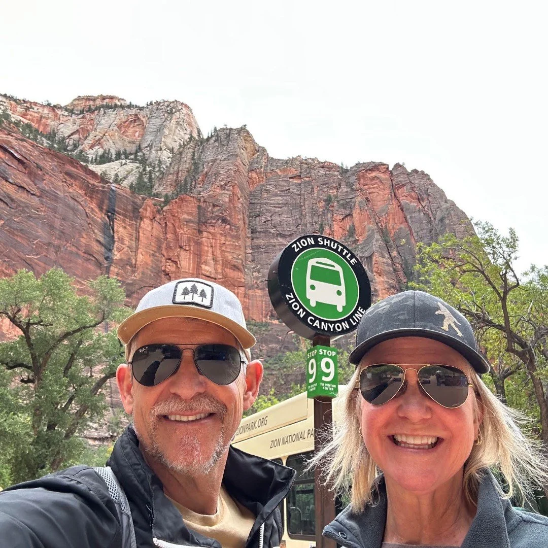 When Renee and Erez aren't designing, they're hiking!