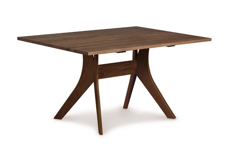 made in America mid-century wood rectangle dining table