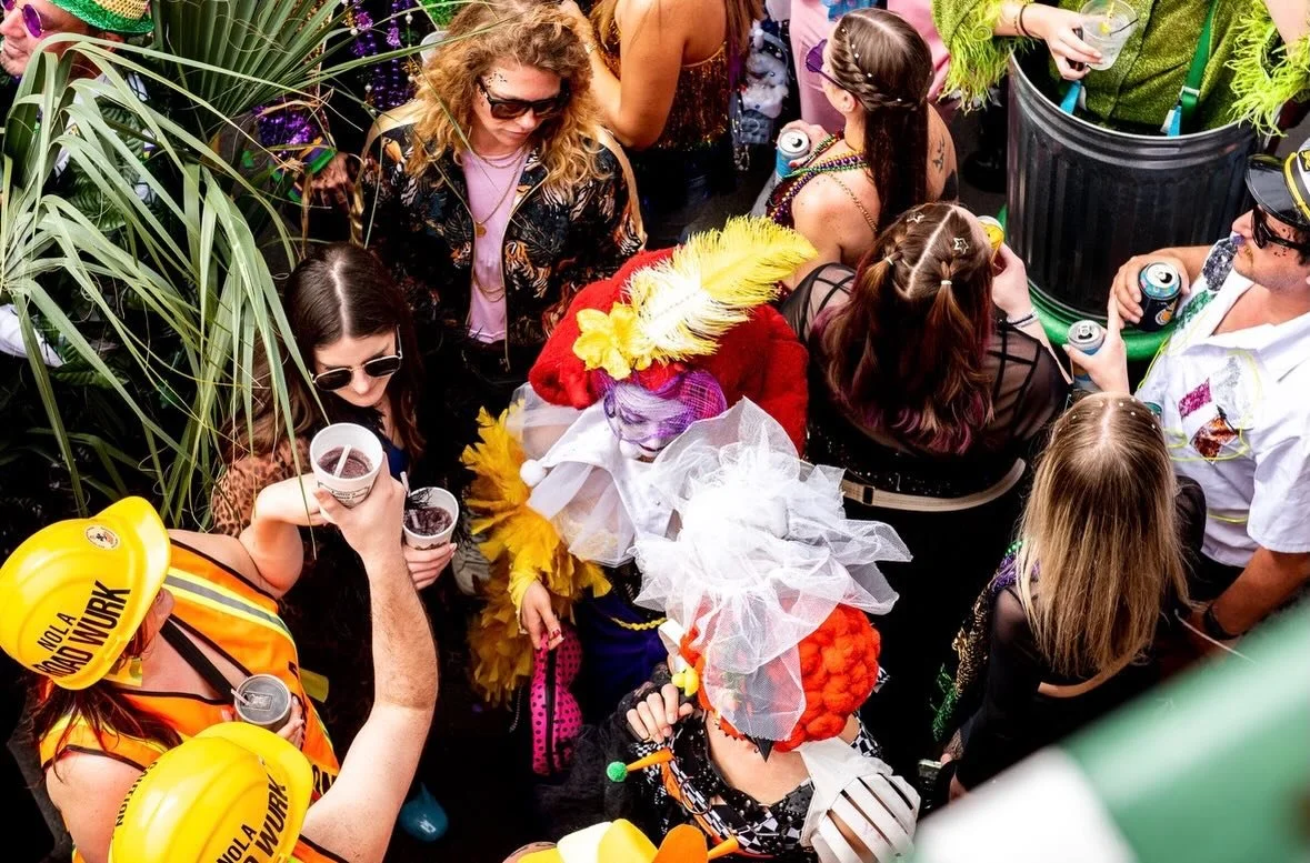 Mardi Gras 2026 from above. #mardigras #mardigras2026 #neworleans #neworleansphotographer #streetphotography