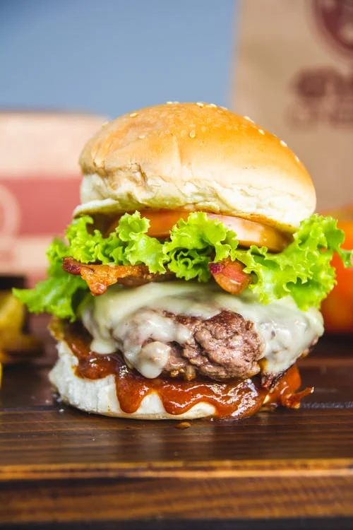 Coffee Rub Cheese Burgers