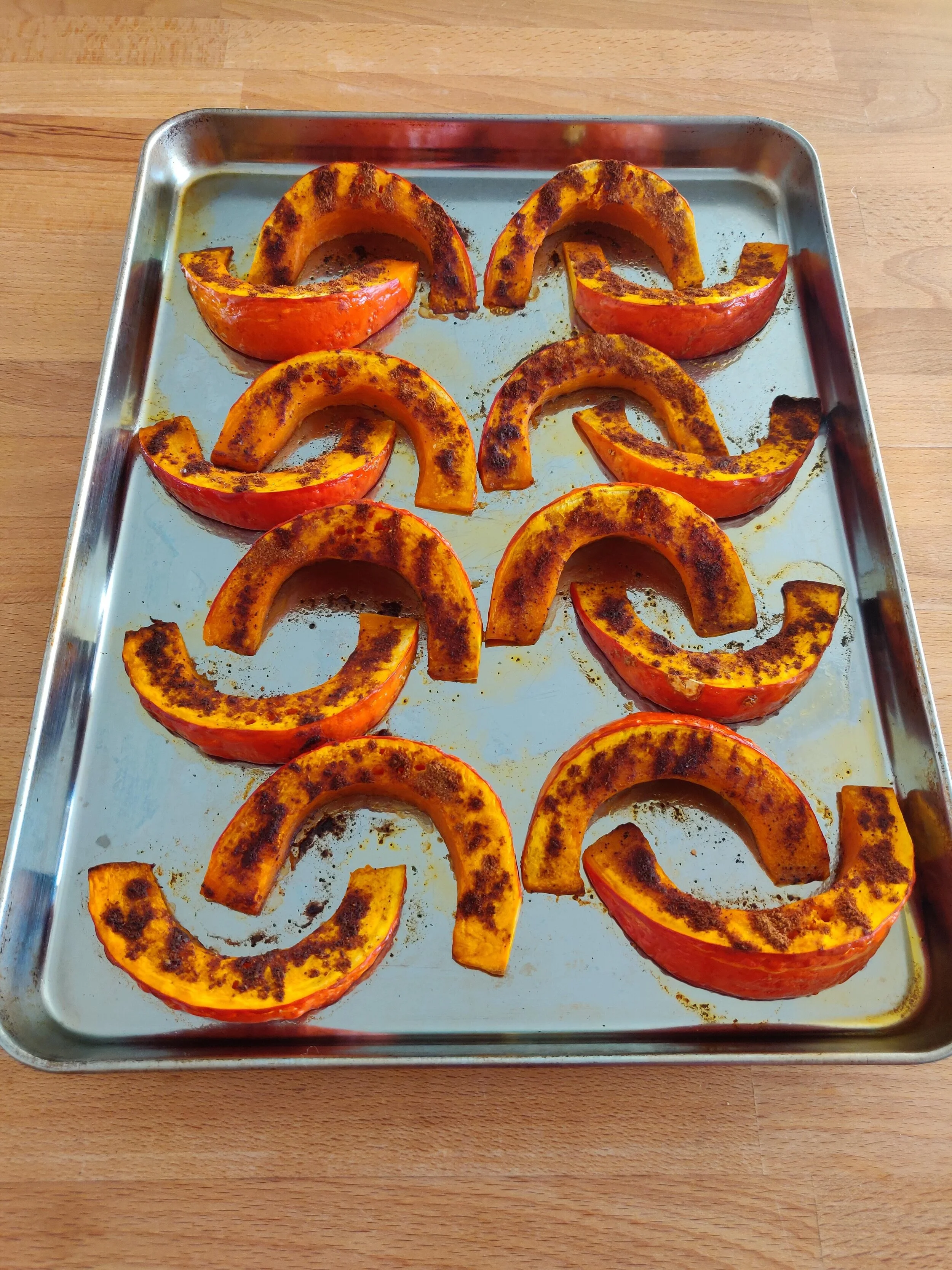 Pumpkin Spice Pumpkin Slices