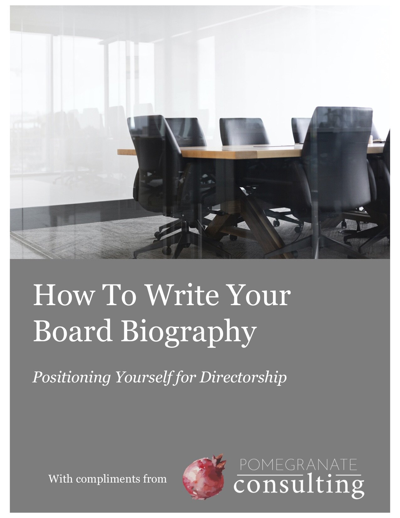 How to Write A For Profit Board Bio