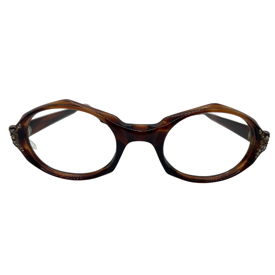 oval frame glasses
