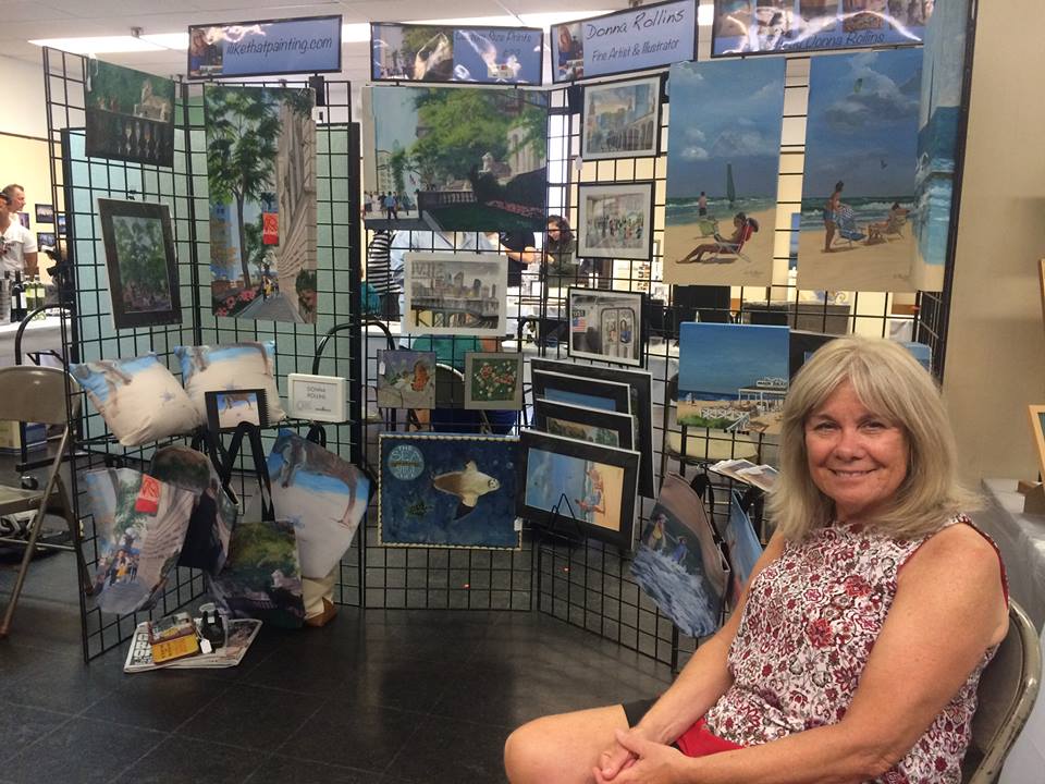 Artist Donna Rollins