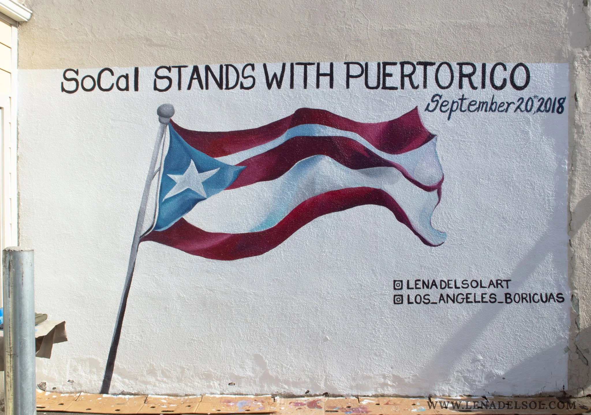 2018 Mural, Mofongos Restaurant, North Hollywood, CA