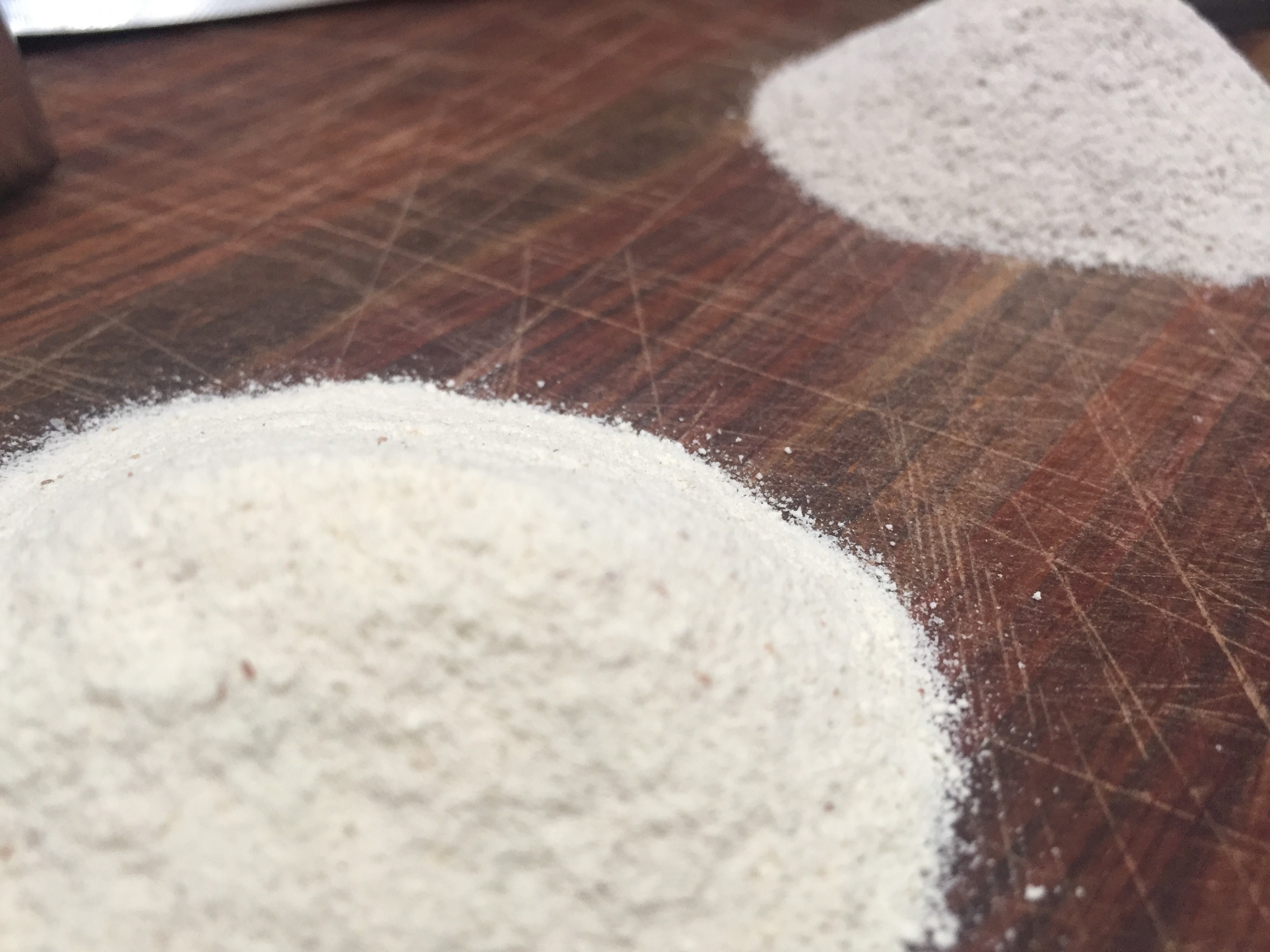 Listen, I made a mess dumping these piles of powder out so now you are going to have to look at them