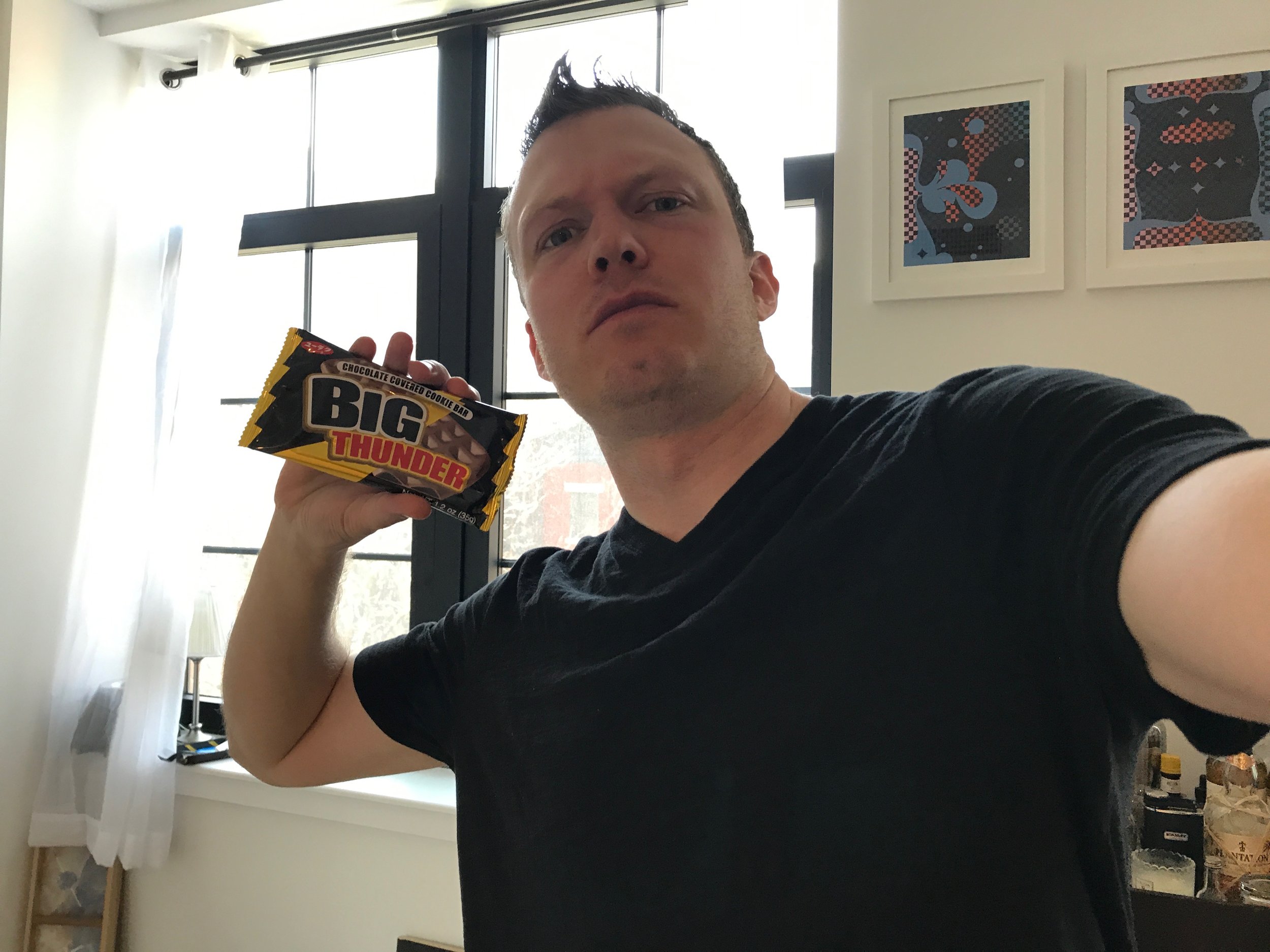 Earplugs look like earplugs. Who would want to see a picture of things you shove in your ears? Here is a picture of me with Big Thunder instead. Look out!