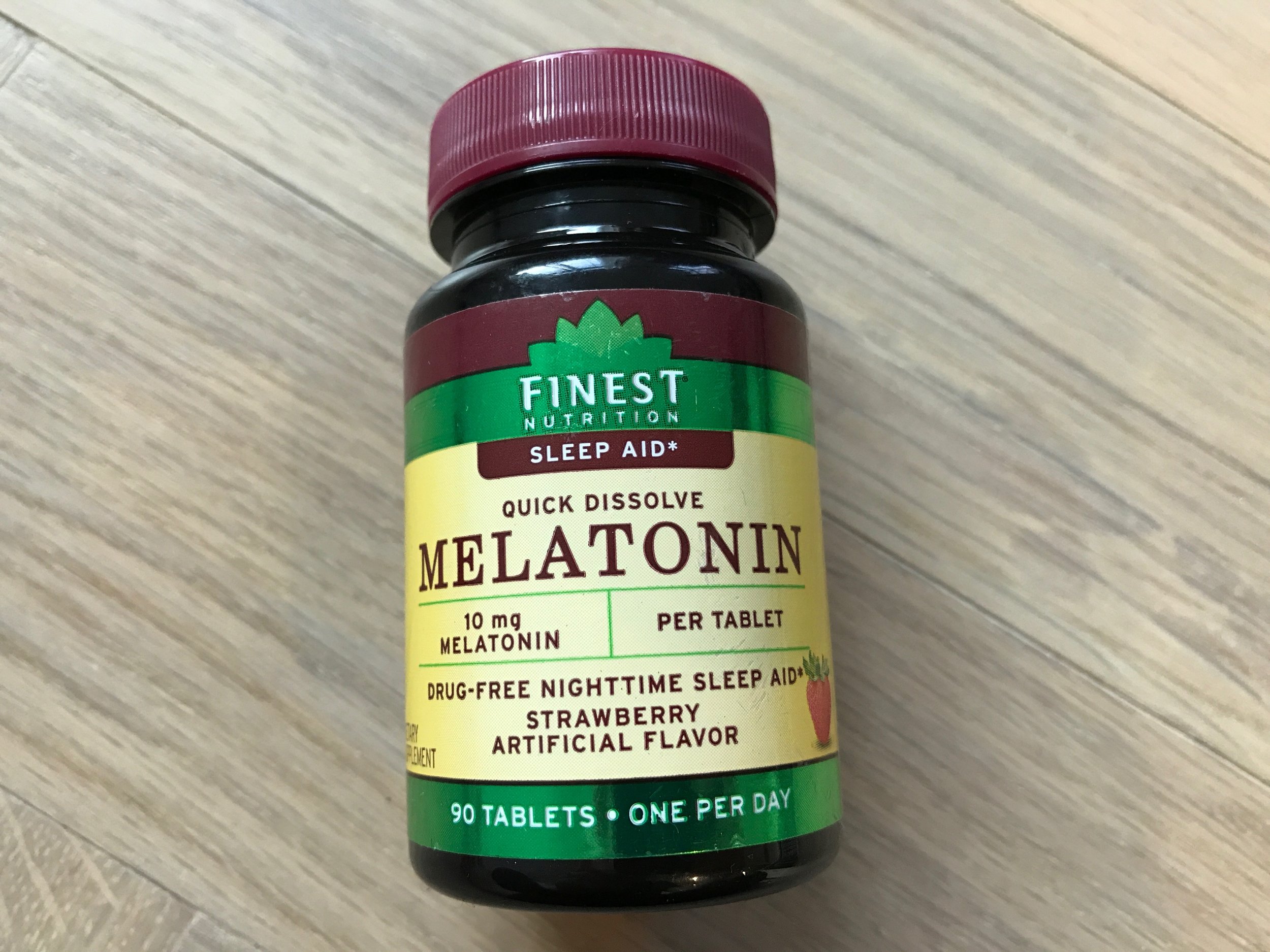 Wow. That sure as hell is a picture of a bottle of melatonin.