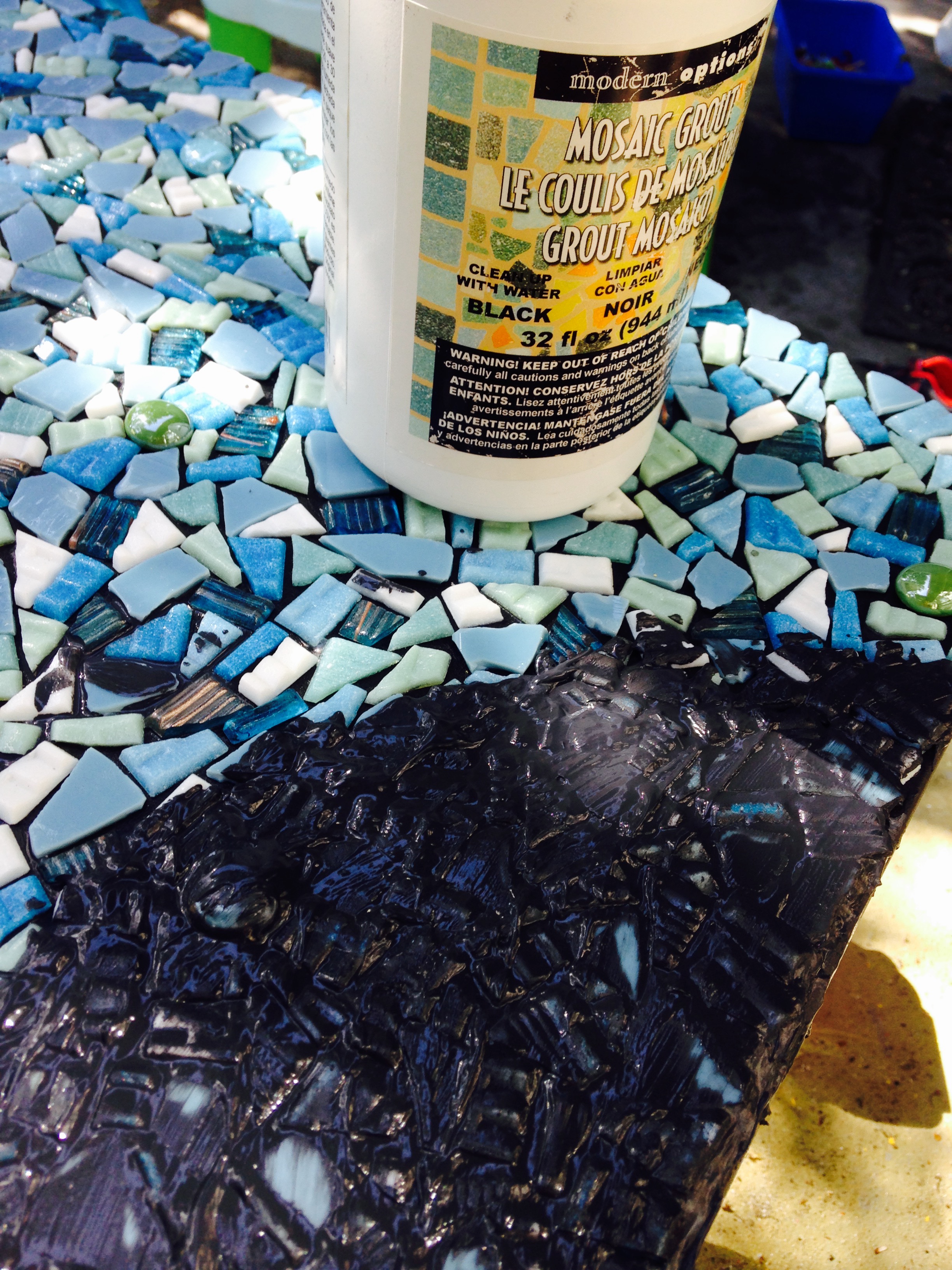 grouting- Round 1!