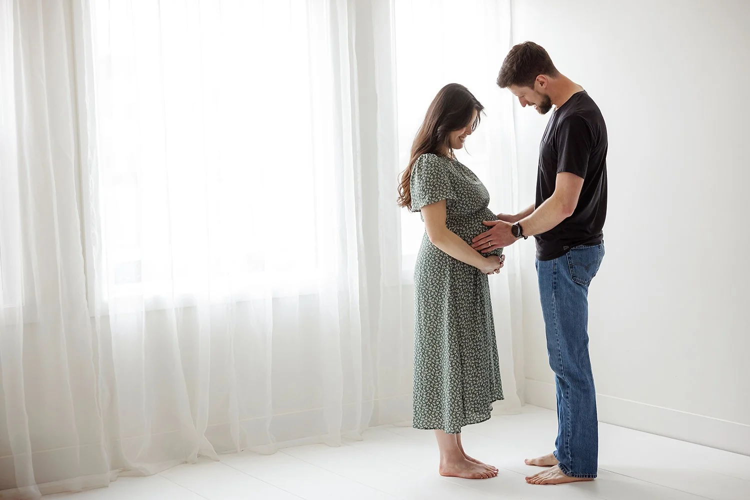 Calgary Maternity Photography: Quiet Moments, Real Connection