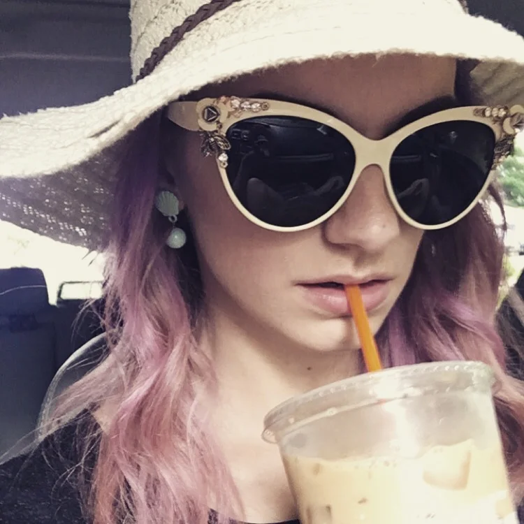 Mermaiding about town. 