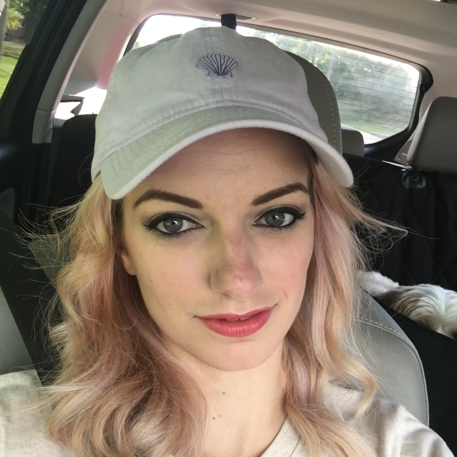 Which then faded to a pinky blonde. 