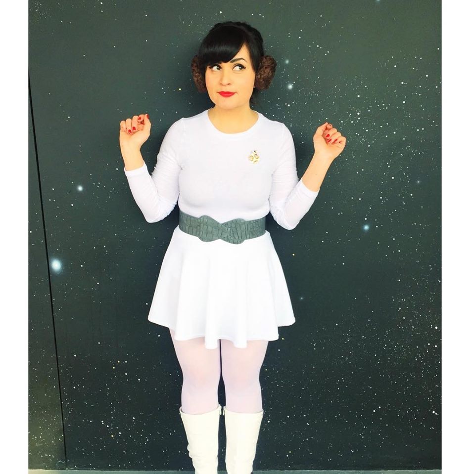 Melanie as Princess Leia