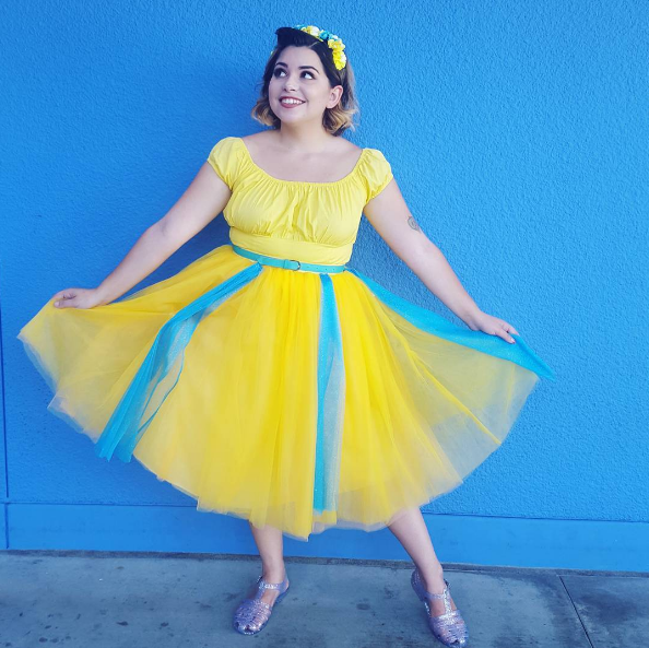 Alyssa as Flounder from The Little Mermaid