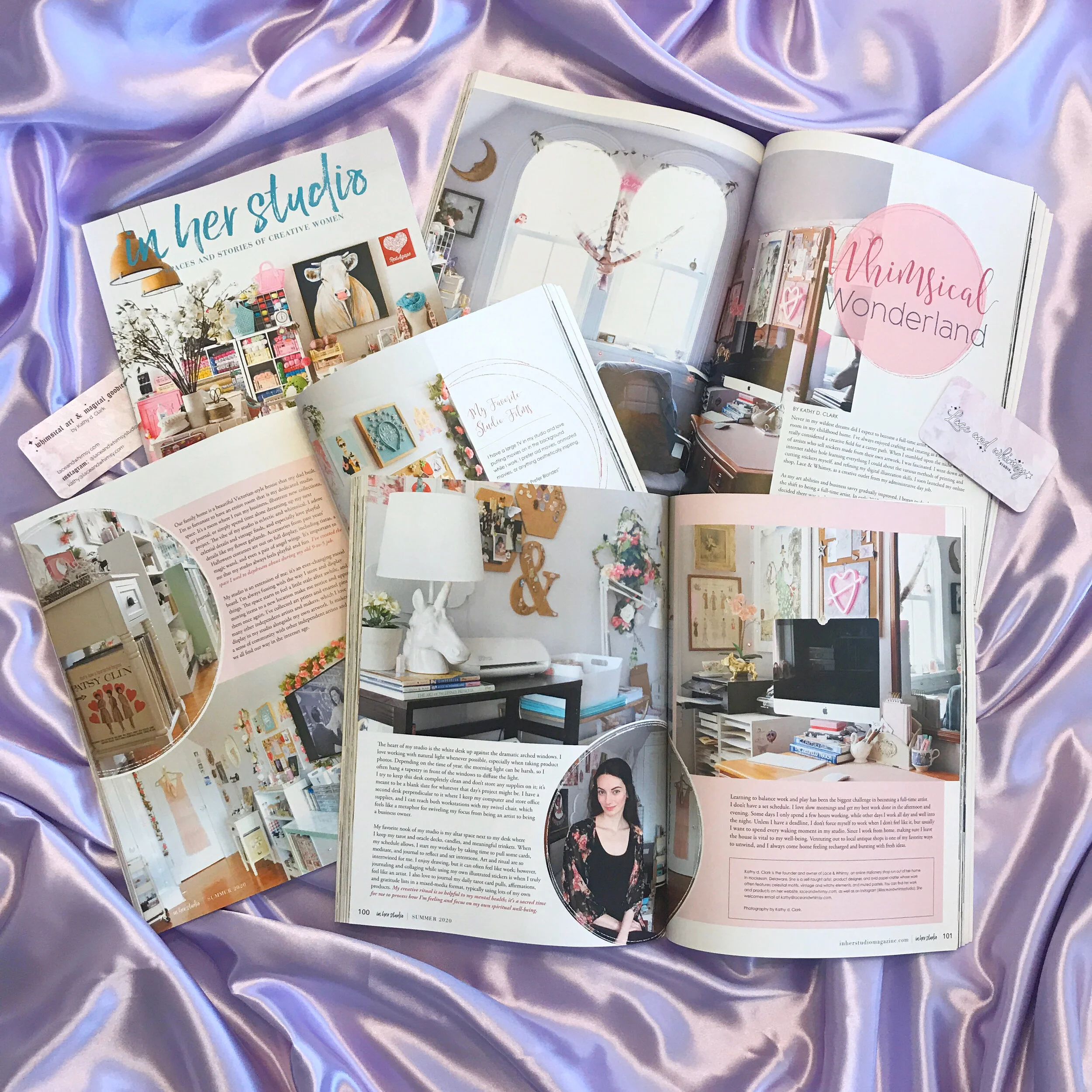 In Her Studio ♡ Magazine Feature