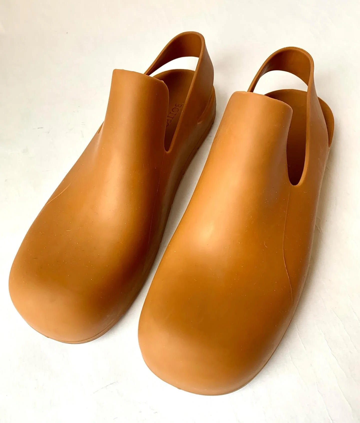 Bottega Veneta rubber Puddle Sling Backs,  size US9.
@bottegavenetaworld