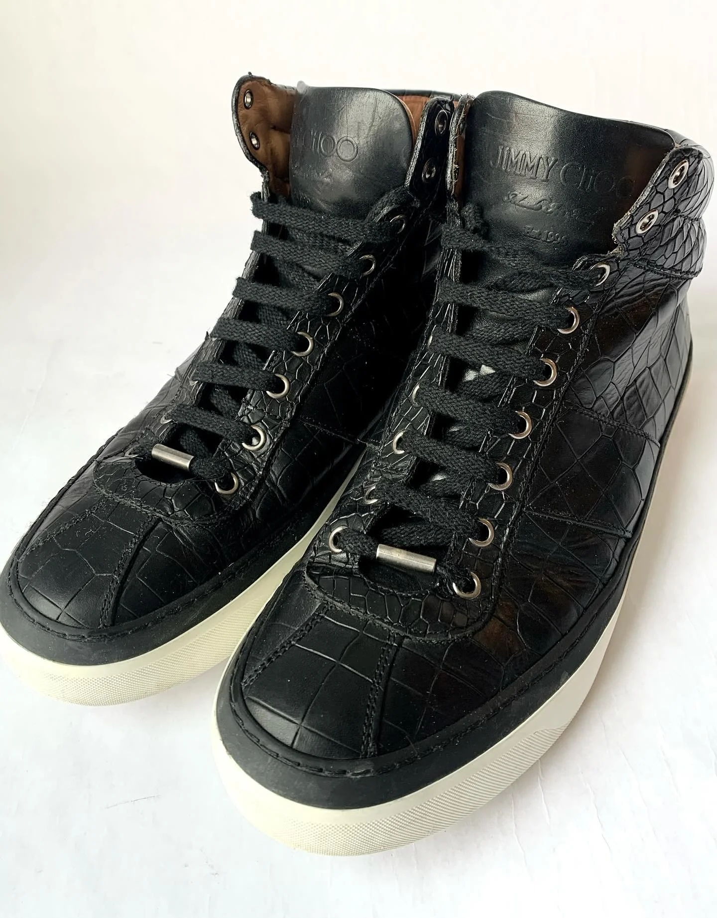Jimmy Choo high tops, size 43/US9ish.
@jimmychoo