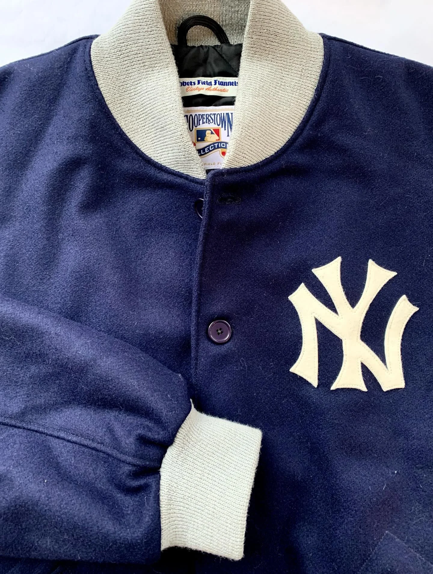 Ebbets Field Flannels New York Yankees jacket, new condition, size XXL.
@ebbetsvintage