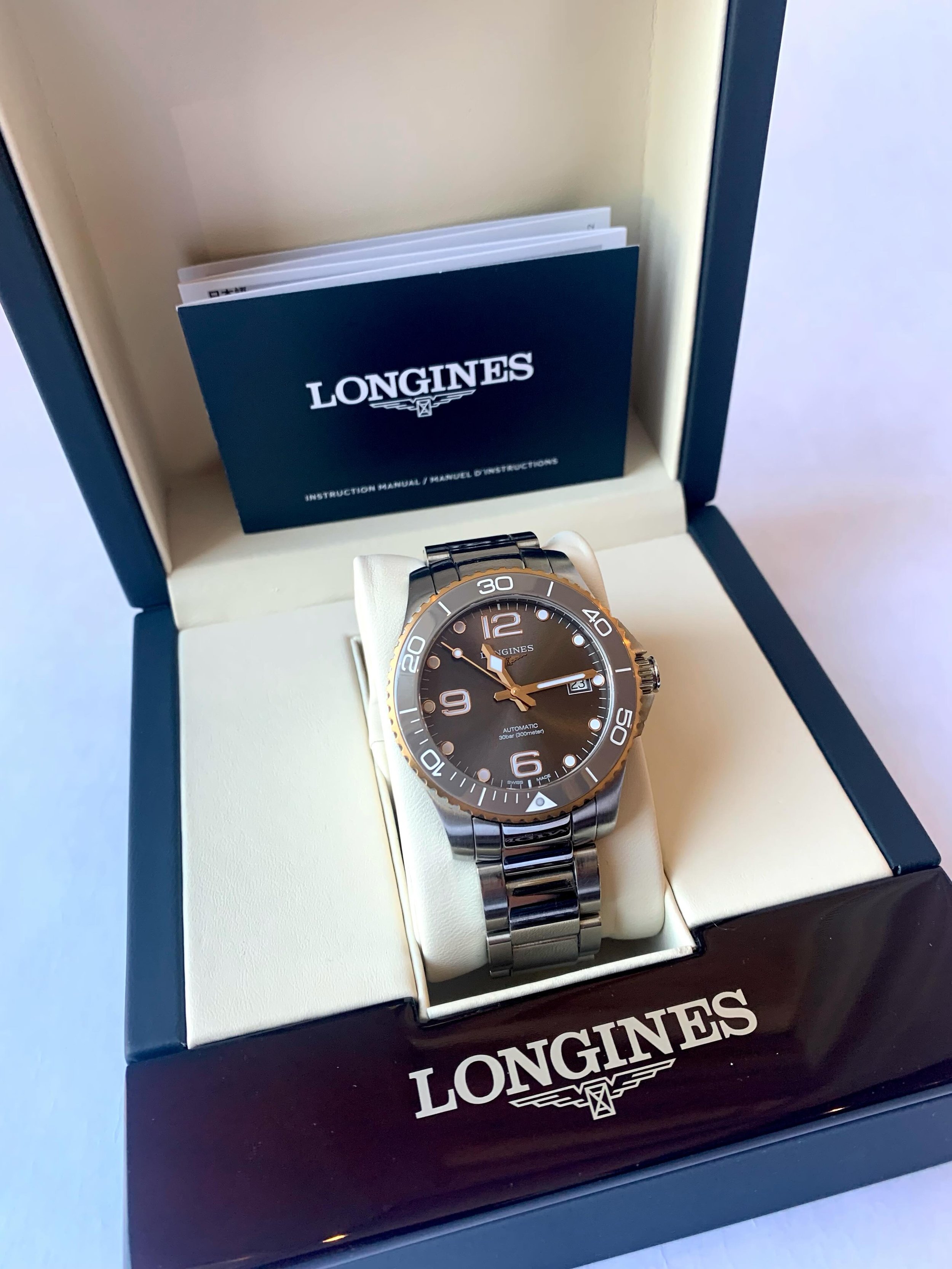 Longines watch.
@longines