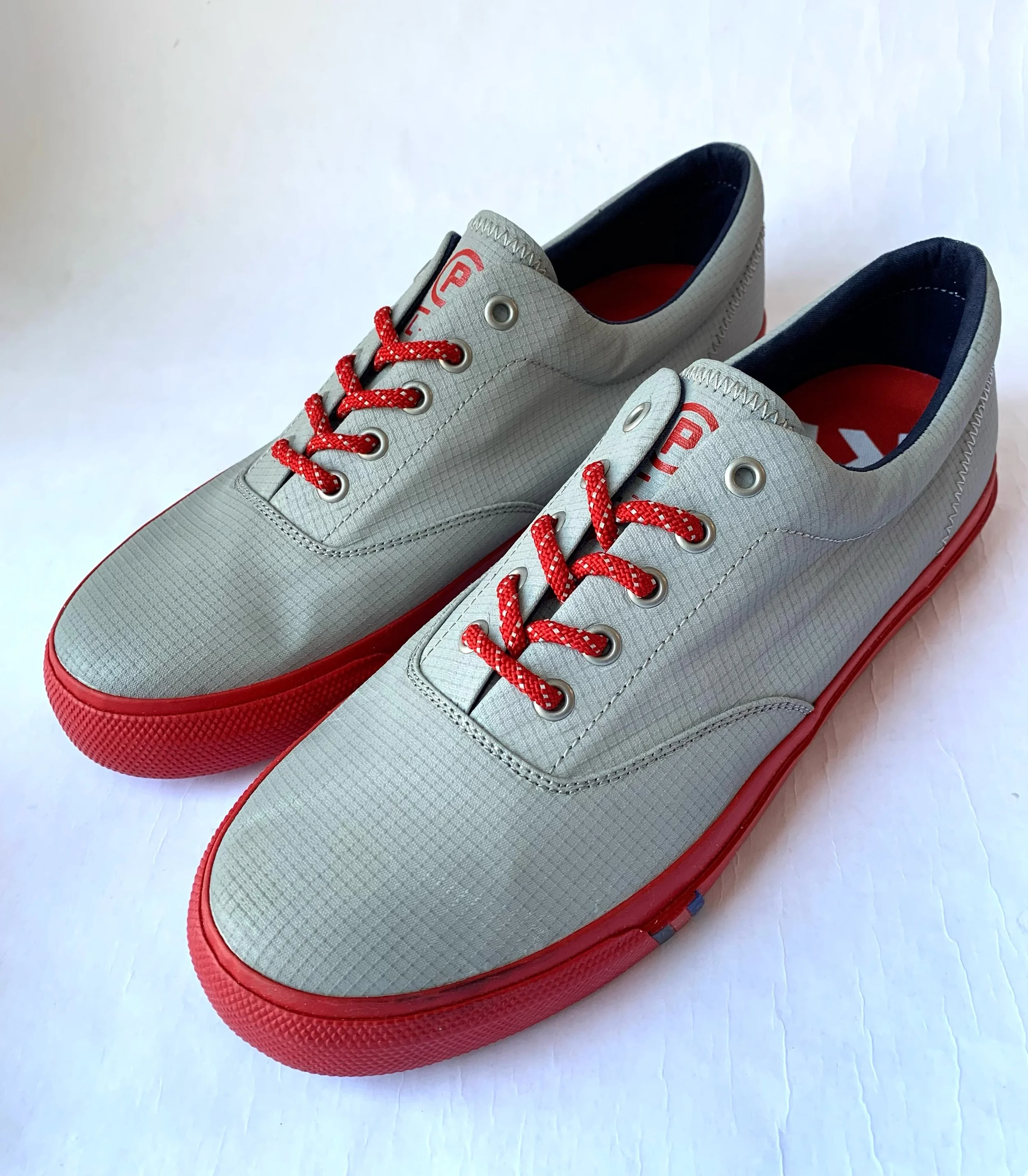 Ralph Lauren gray sparkly sample sneakers, sample size 9.
@ralphlauren