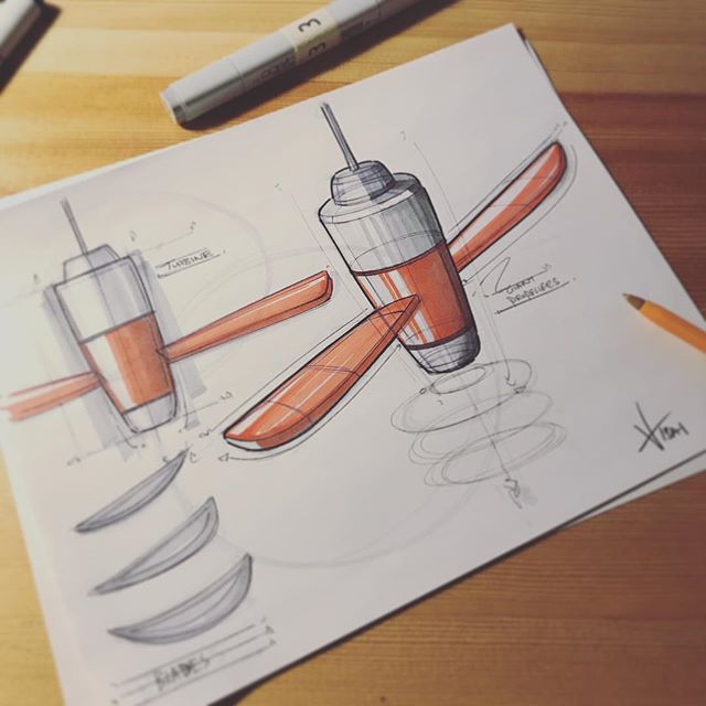 ✖️quick idea 💡 large propeller like fan✖️ #sketching #idsketching #sketch #doodling #designsketch #industrialdesign #productdesign #design #id #sketchbook #ideation #weeklydesignchallenge #analogsketch #productsketch
