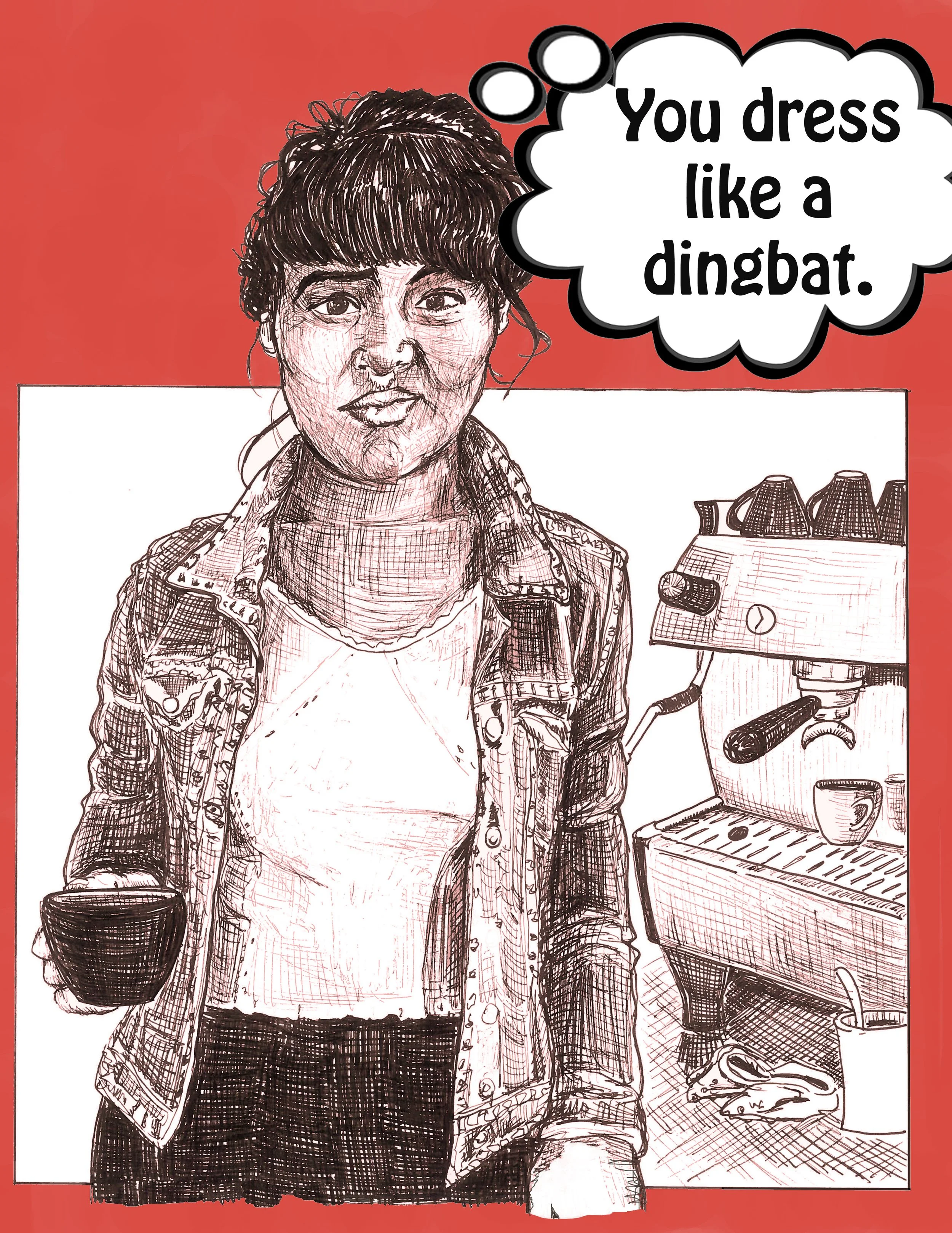 Cranky Card: Sabrina is Cranky