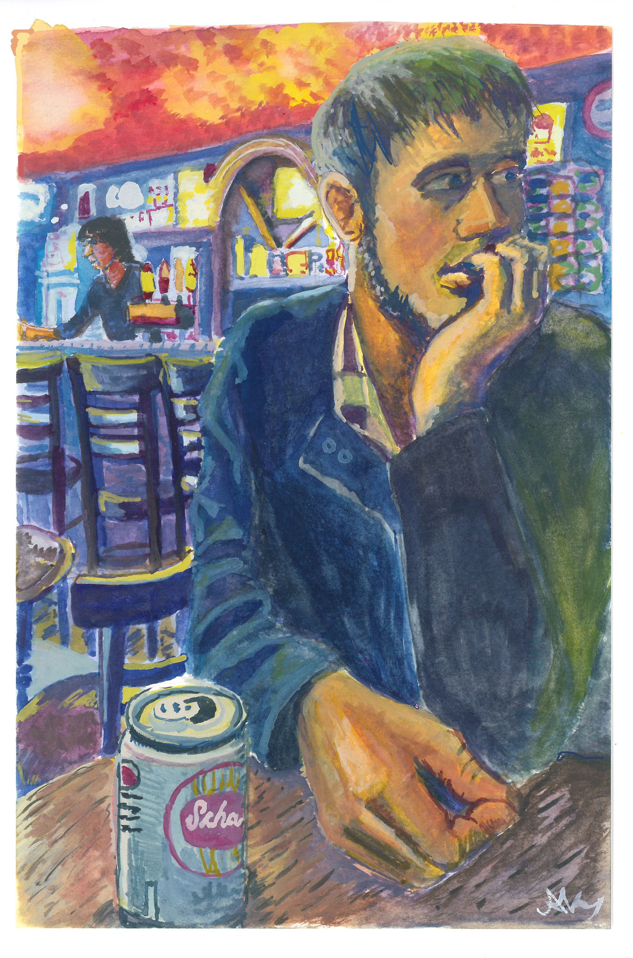 Scene at the Dutch Tavern