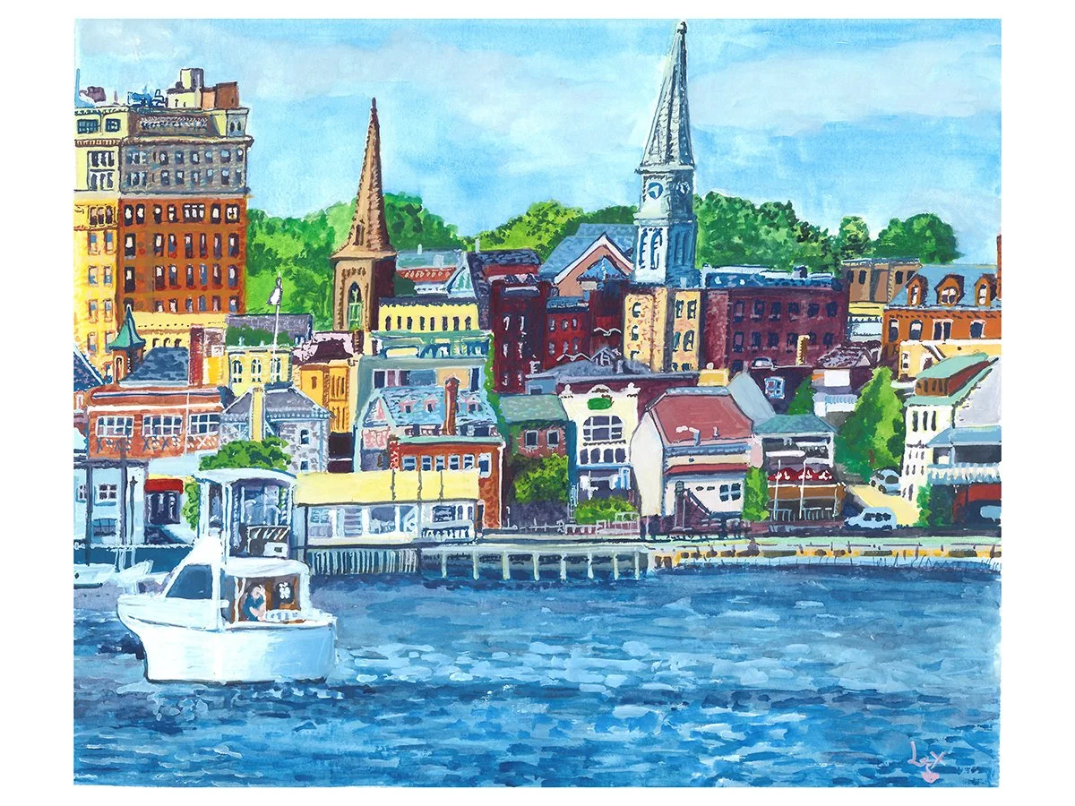 Old Town New London print