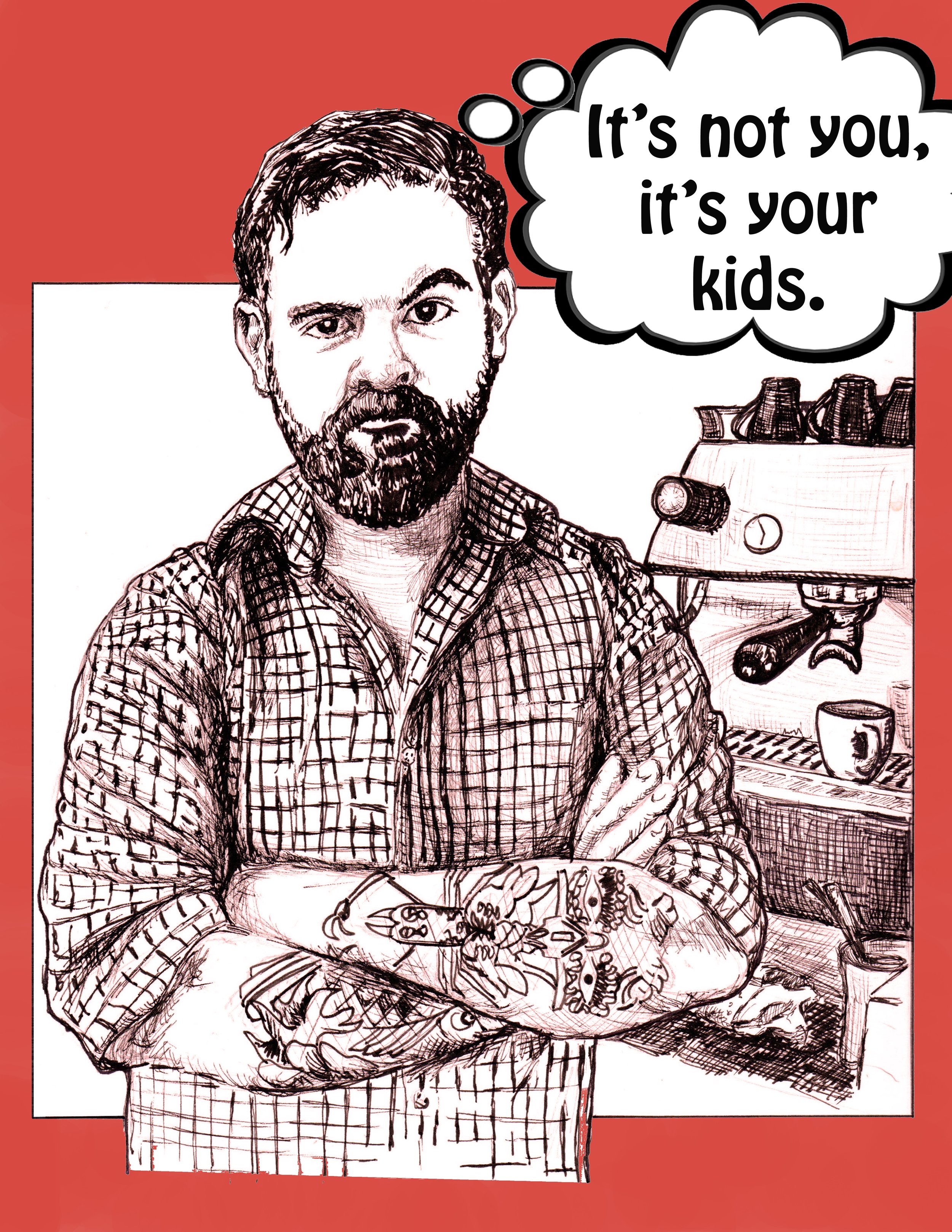 Cranky Card: Bruce is Cranky