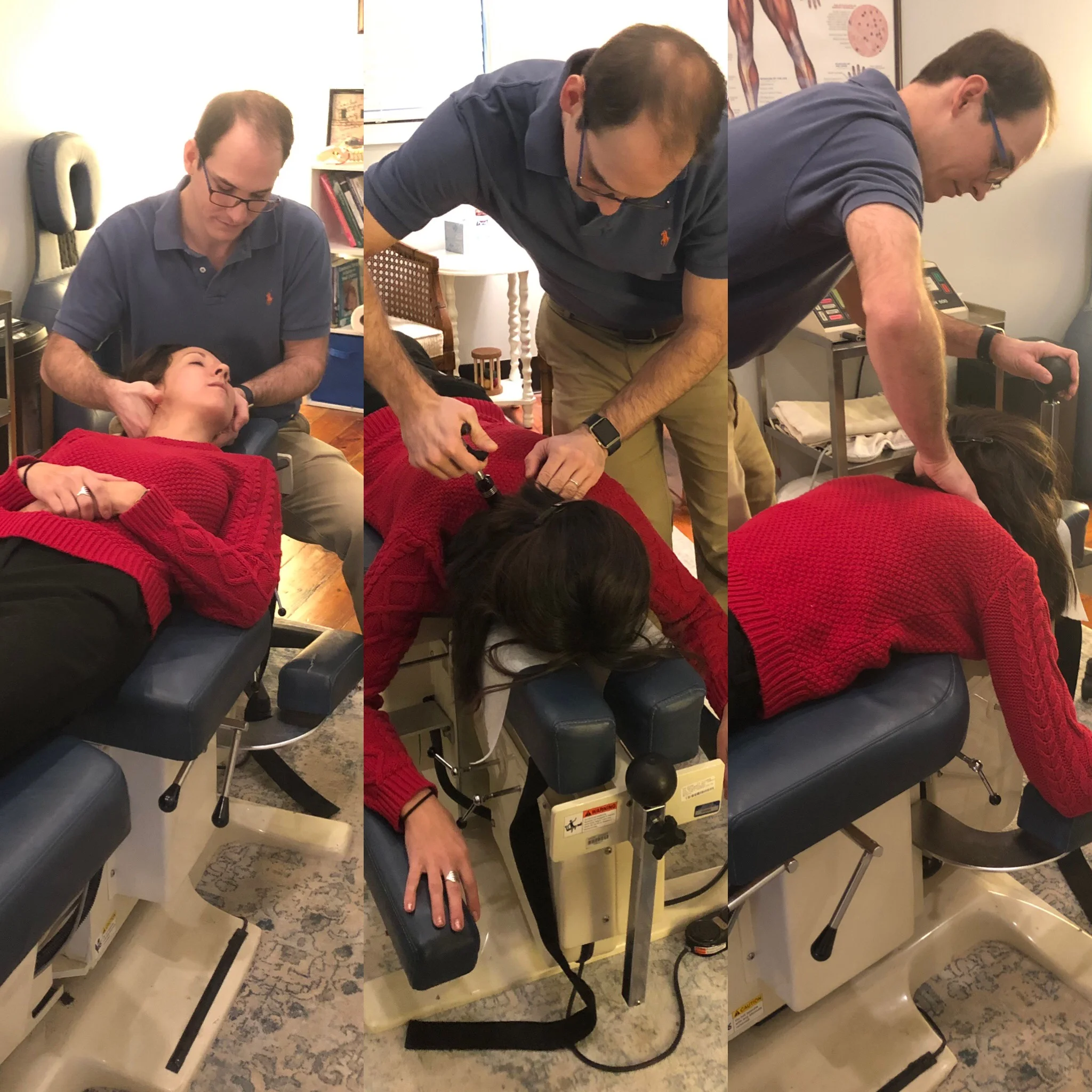 Treatment involves chiropractic adjustment, soft tissue work, muscle stretching, and more to help provide relief!